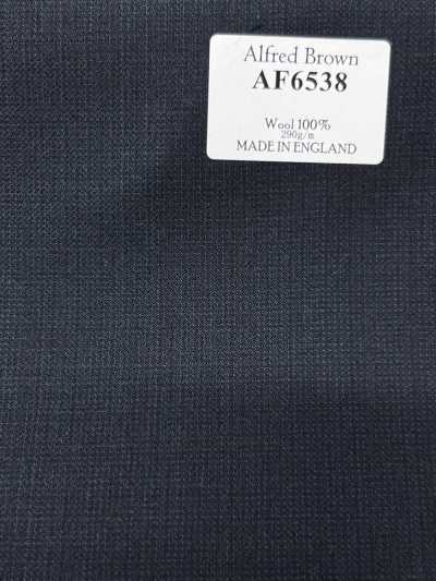 AF6538 Alfred Brown xanh hải quân vải trơn không hoạ tiết