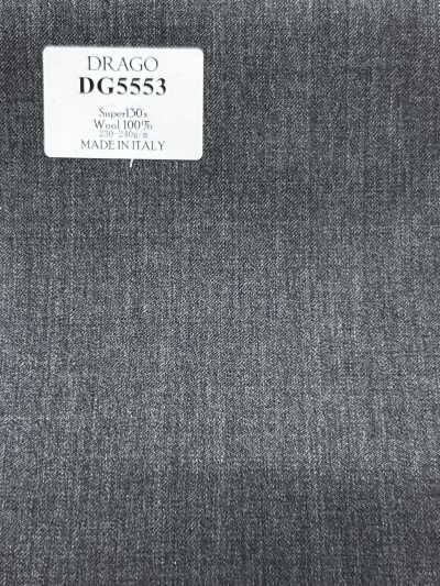 DG5553 DRAGO Super130's xám vải trơn không hoạ tiết