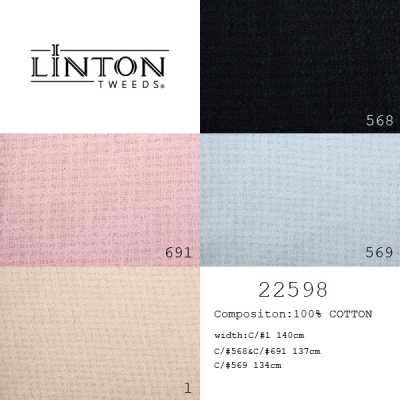 22598 LINTON vải tweed sản xuất tại Anh, vải chính
