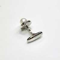 3003 Sterling Bạc Trắng Ngọc Trai Khuy Măng Sét[Lễ Phục Kiện Trang Trọng] Yamamoto(EXCY) Ảnh phụ