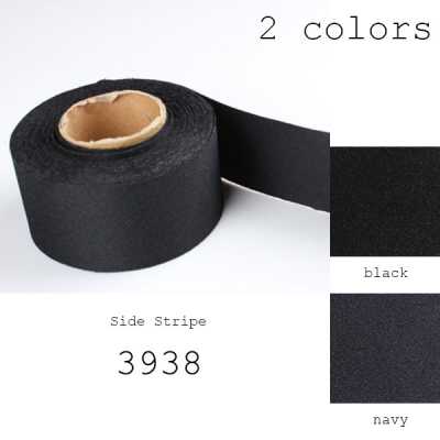 3938 Băng sọc bên dệt pha lụa 50% cupro 50% viền 38mm