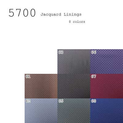 5700 Lót jacquard họa tiết ô bàn cờ, sản xuất tại Nhật Bản