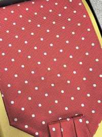 AS-600 Trong Nước Lụa Khăn Ascot Chấm Mô Hình Màu đỏ[Lễ Phục Kiện Trang Trọng] Yamamoto(EXCY) Ảnh phụ