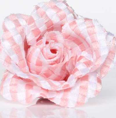 BTA-20 Boutonniere jacquard sản xuất tại Nhật Bản, kẻ gingham hồng