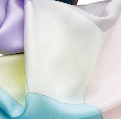 CF-201 Sản xuất tại Nhật Bản, dệt chéo, 16 momme, khăn túi 6 màu, màu pastel