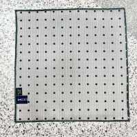 CF-601 100% Lụa Trong Nước Hoa Khăn Cài Túi Ngực áo Vest Chấm Xanh[Lễ Phục Kiện Trang Trọng] Yamamoto(EXCY) Ảnh phụ