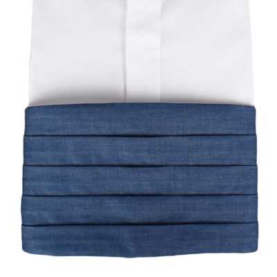 CM-D01 Đai lưng denim cotton Pima màu xanh