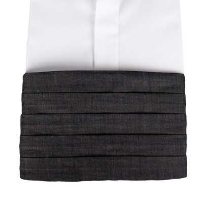 CM-D02 Đai lưng denim cotton Pima xanh navy