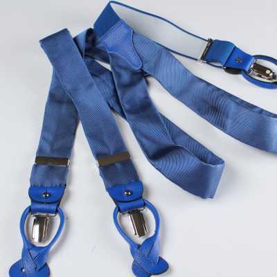 VAR-030 BRETELLE&BRACES Dây đeo quần lụa màu xanh dương