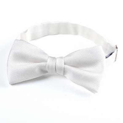 VBF-06 Nơ bướm dùng vải VANNERS, twill trắng