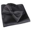 VBF-08 Nơ bướm dùng vải VANNERS họa tiết houndstooth màu đen