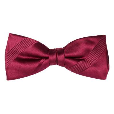 VBF-21 Nơ bướm dùng vải VANNERS, họa tiết sọc, màu rượu vang