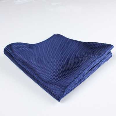 VCF-09 Khăn túi họa tiết kẻ houndstooth dùng vải VANNERS màu xanh navy