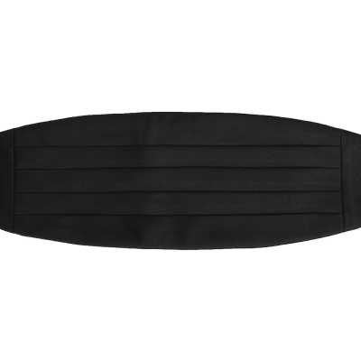 VCM-04 Vải lụa VENNERS sử dụng, cummerbund đen twill