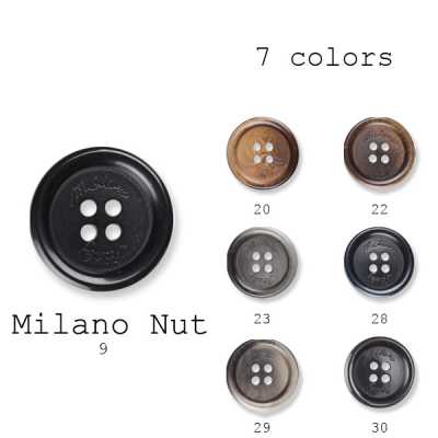 ミラノナット Nút nut sản xuất tại Ý dành cho vest và áo khoác